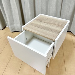 アイリスオーヤマ ウッド サイドテーブル WST-300の画像