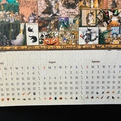 ダヤン❣️永久パズルカレンダー　837ピース 「わちふぃーふるどの四季」の画像