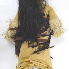 M0039 民族衣装 人形 海外人形 フィギュア ドール 全長70cm 現状品の画像