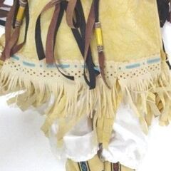 M0039 民族衣装 人形 海外人形 フィギュア ドール 全長70cm 現状品の画像