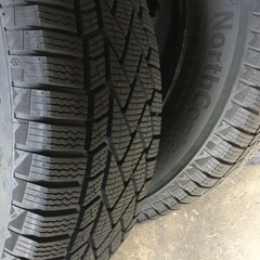 195/65R15 鉄ホイール付スタッドレスタイヤ　4本セットの画像