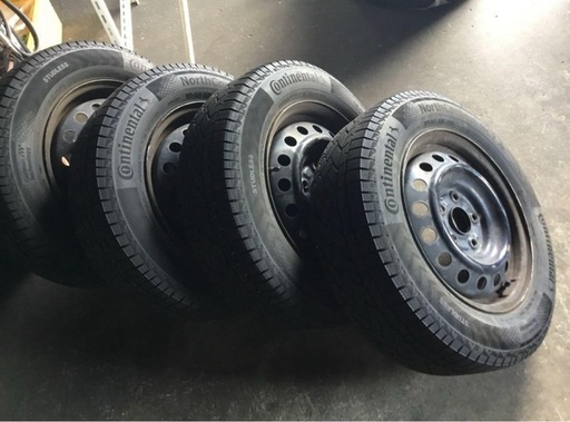 195/65R15 鉄ホイール付スタッドレスタイヤ　4本セット