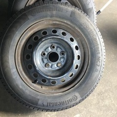 195/65R15 鉄ホイール付スタッドレスタイヤ　4本セットの画像