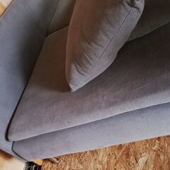 IKEA イケア 3人掛けコンパクトソファ グレーの画像
