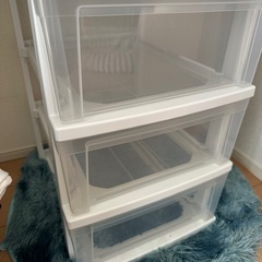 キャスター付　収納ケース(25日締め切り)の画像