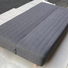 ★北九州、福岡市周辺配送可【無印良品】リクライニングソファベッド  シングルサイズ  【定価39,900円】💳自社配送時🌟代引き可💳※現金、クレジット、スマホ決済対応※   【配達は要決済前問い合わせ】の画像
