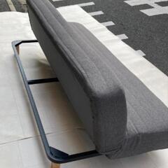 ★北九州、福岡市周辺配送可【無印良品】リクライニングソファベッド  シングルサイズ  【定価39,900円】💳自社配送時🌟代引き可💳※現金、クレジット、スマホ決済対応※   【配達は要決済前問い合わせ】の画像