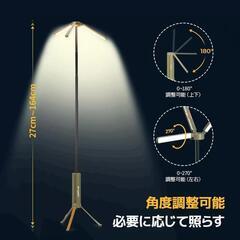 ougeRV 伸縮式折畳みLEDライト 充電式 防災 アウトドア キャンプの画像