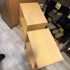 ２段カラーボックス×2の画像