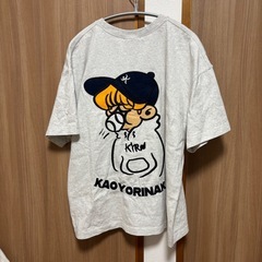 顔より中身Tシャツ メンズMの画像