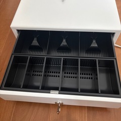 未使用　引き出し式airレジ対応キャッシュドロアの画像
