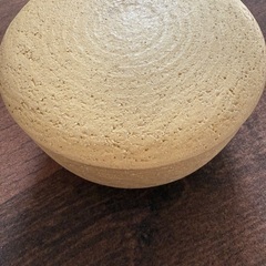 使用感あり　おひつ　陶珍（おひつ）　粉引　大　耐熱陶器　長谷園　伊賀焼の画像