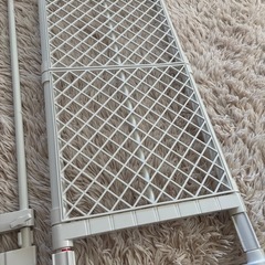 【お譲りします・美品】ニトリ 突っ張り収納 2点セット ホワイトの画像