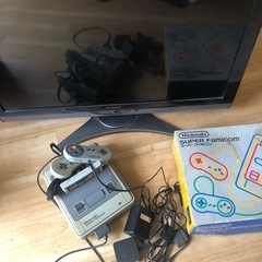 ニンテンドーとテレビセットの画像