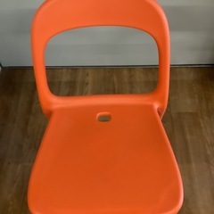 ガーデンチェア（オレンジ）　【町田市再生家具】　0819 IKEA の画像