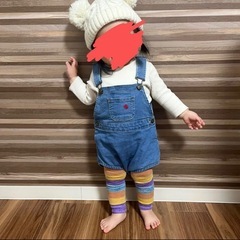 polo デニムロンパース ポロ　デニム　オーバーオール　赤ちゃんの画像