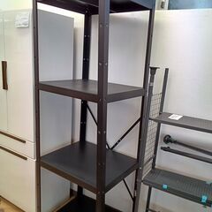 ★リユースのサカイつくば店★TK6217  収納棚 ブラック H190×D55×W65 クリーニング済みの画像