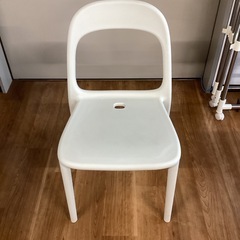 ガーデンチェア（白）　【町田市再生家具】　0819 IKEA の画像