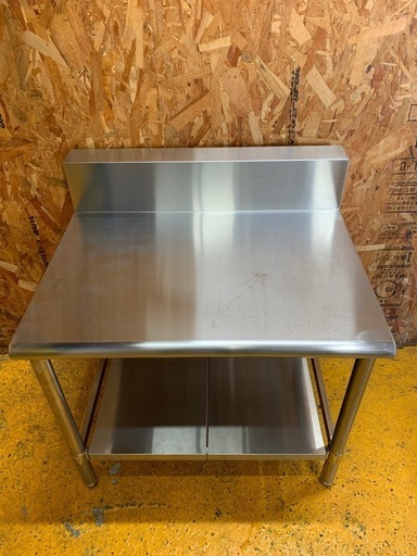 a(7420) 業務用 コンロ台 ガス台 ステンレス Ｗ750Ｄ600Ｈ65 BG150ｍｍ 店舗 飲食店 厨房 中古品 直接引き取り歓迎 大阪