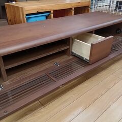 ★リユースのサカイつくば店★TK6220  TVボード ブラウン H40×D45×W150 クリーニング済みの画像