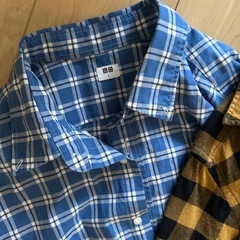 メンズユニクロ長袖シャツ3枚セットの画像