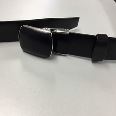 ベルト　Calf skin 仔牛　ブラックの画像