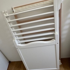 【IKEA】 ベビーベッド　ホワイトの画像