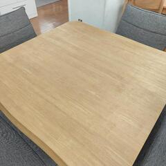 ジモティー見た！で5％OFF！【ダイニングセット】4人掛けの画像