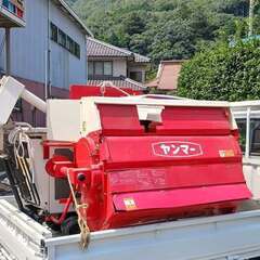 ♬　農機具：貴重！ヤンマー・ワラ切りカッター付きハーベスターの画像