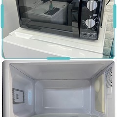 配送設置0円で🆗👌冷蔵庫&洗濯機分解洗浄済み✨✨電子レンジ　3点セット‼️の画像