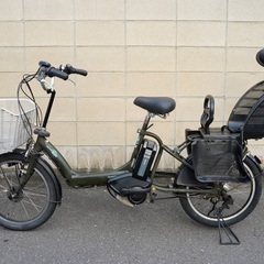  {受付中}🔴⭐️超特価⭐🔴電動自転車 ヤマハ 20インチ 子供乗せ 中古 080701の画像