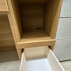 【ジャングルジャングル滋賀草津店】ジモティ来店特価!!　食器棚　ミサワ　ナチュラル　J-250867の画像