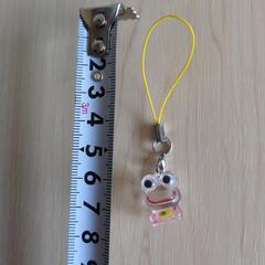 🌼条件付き無料　カエルちゃん　キーホルダー？の画像