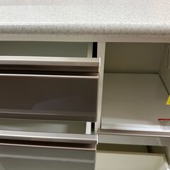 【ジャングルジャングル滋賀草津店】ジモティ来店特価!!　ｷｯﾁﾝｶｳﾝﾀｰ　ﾆﾄﾘ ｱﾙﾐﾅ2　J-250871の画像