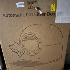 【新品未使用】猫トイレ 自動清掃　遠隔スマホ操作　飛散防止　自動脱臭 お留守番対策の画像