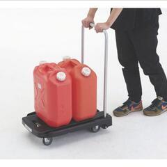 【新品同様・状態良好】トラスコ中山 TRUSCO 樹脂台車:こまわり君、600x390:ブラック、静音タイプ【0円】の画像