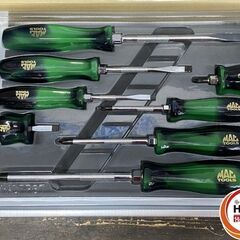 【引き取り限定】【未使用品】MAC TOOLS マックツールズ RCPADFP8T ドライバー 8本セット 2024年限定グリップの画像