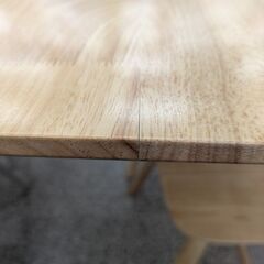 ジモティー見た！で5%OFF【ダイニングセット】3点セット ダイニングテーブルセット 食卓テーブルセット 幅119cm 椅子2脚セット : ナチュラルの画像