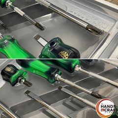 【引き取り限定】【未使用品】MAC TOOLS マックツールズ RCPADFP8T ドライバー 8本セット 2024年限定グリップの画像