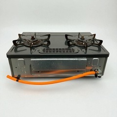 Rinnai リンナイ ガステーブル ガスコンロ LPガス用 右強火 23年製 RT35NJH KSR563BKR ブラック 中古品販売の画像