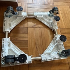 洗濯機スタンド 調整可能 キャスター付きの画像