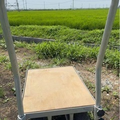 【引き取り　宮城　仙台】 中古アルミ製ハンドルの台車の画像