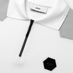 【新品未使用】BALR. ポロシャツ ホワイト 白 S Q+ REGULARの画像