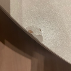 ラウンドダイニングテーブル　ホワイトの画像