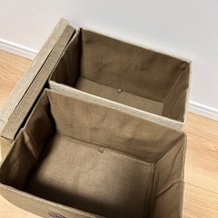 折りたたみ収納BOX2点の画像