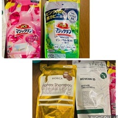 バスマジックリン2種／ビオリカハニーシャンプー／REVEURトリートメント／ジャバ／キッチンブリーチ／重曹 10個セット の画像