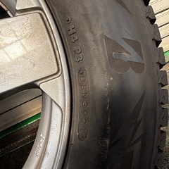 ジムニー　タイヤ　ホイール付き　バリ溝　175/80/16ブリジストン　4本セットDM-V2.DM-V3の画像