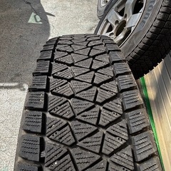 ジムニー　タイヤ　ホイール付き　バリ溝　175/80/16ブリジストン　4本セットDM-V2.DM-V3の画像