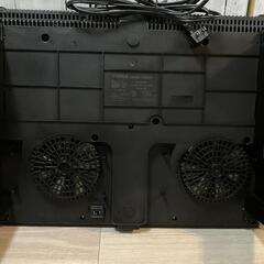 【美品】2024年購入　山善　2口 IHクッキングヒーター　脚付き　取扱説明書ありの画像