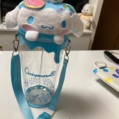 新品未使用　美品　サンリオ　シナモロール　シナモン　ポーチ　水筒ケースの画像